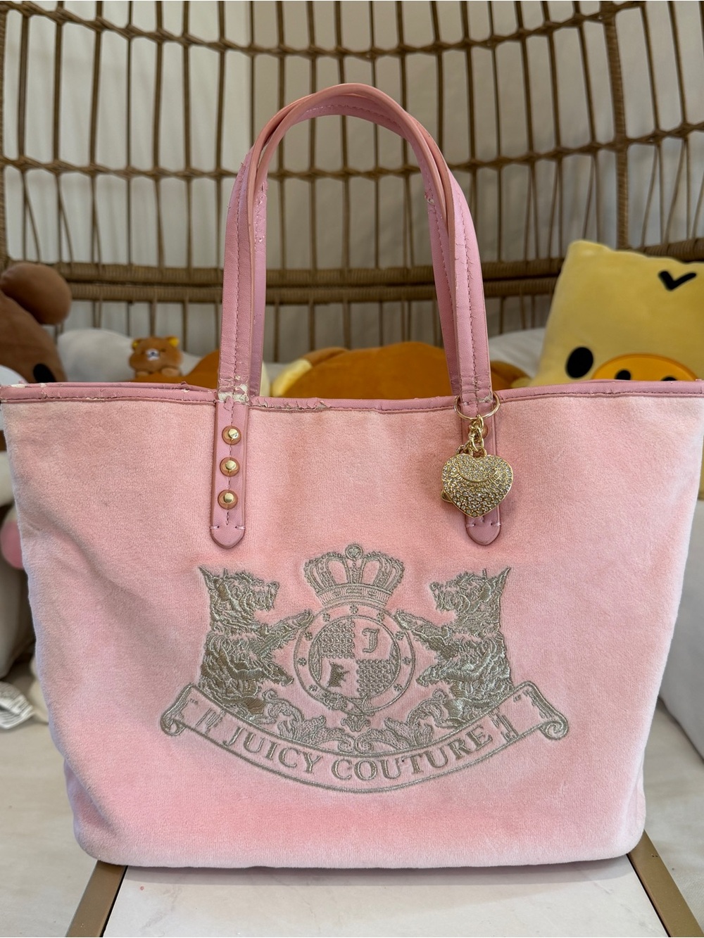 ๐ฉท๐โจ 2012 Juicy Couture Pink Scottie Pammy Tote - Picture 1 of 7